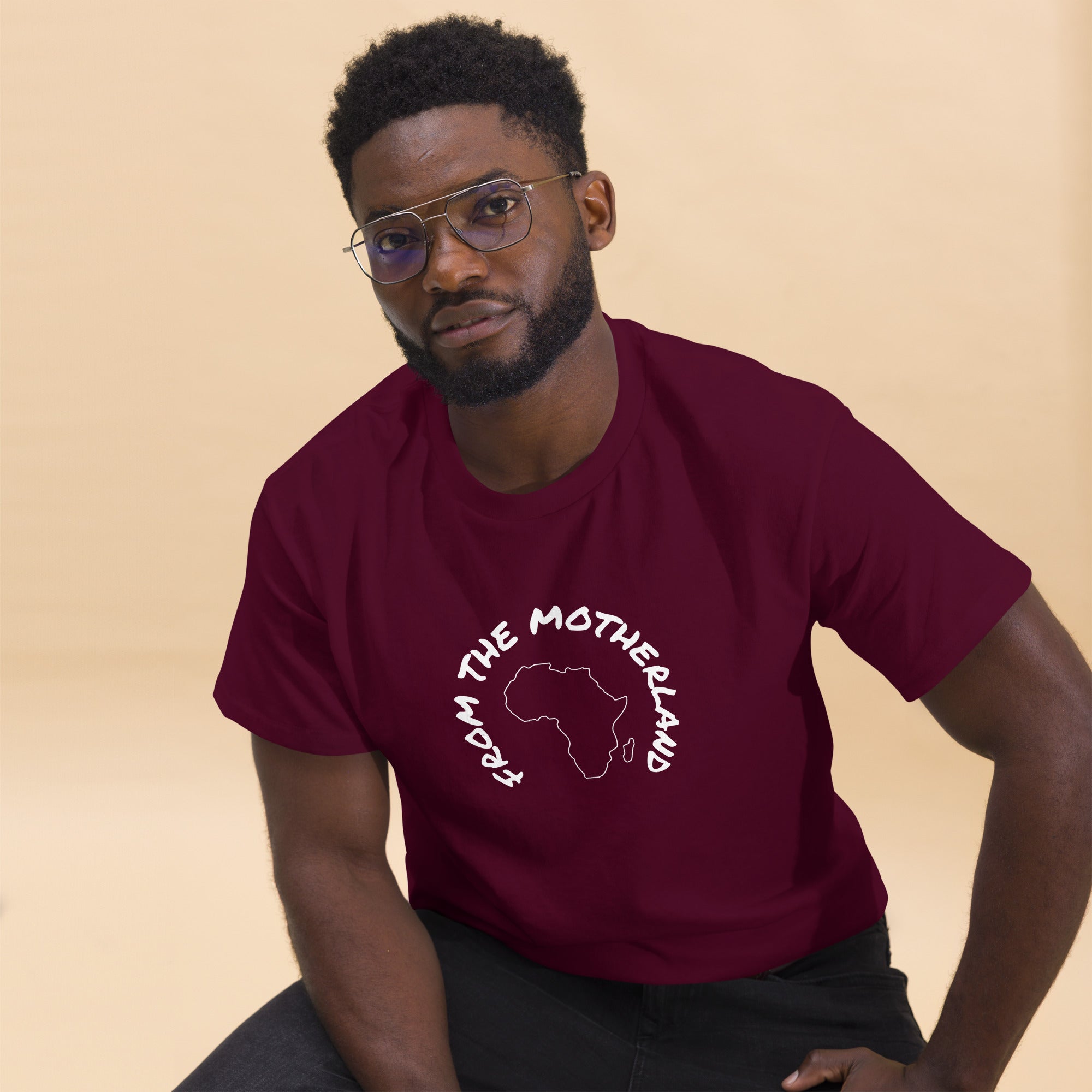 From The Motherland White Logo T-Shirt