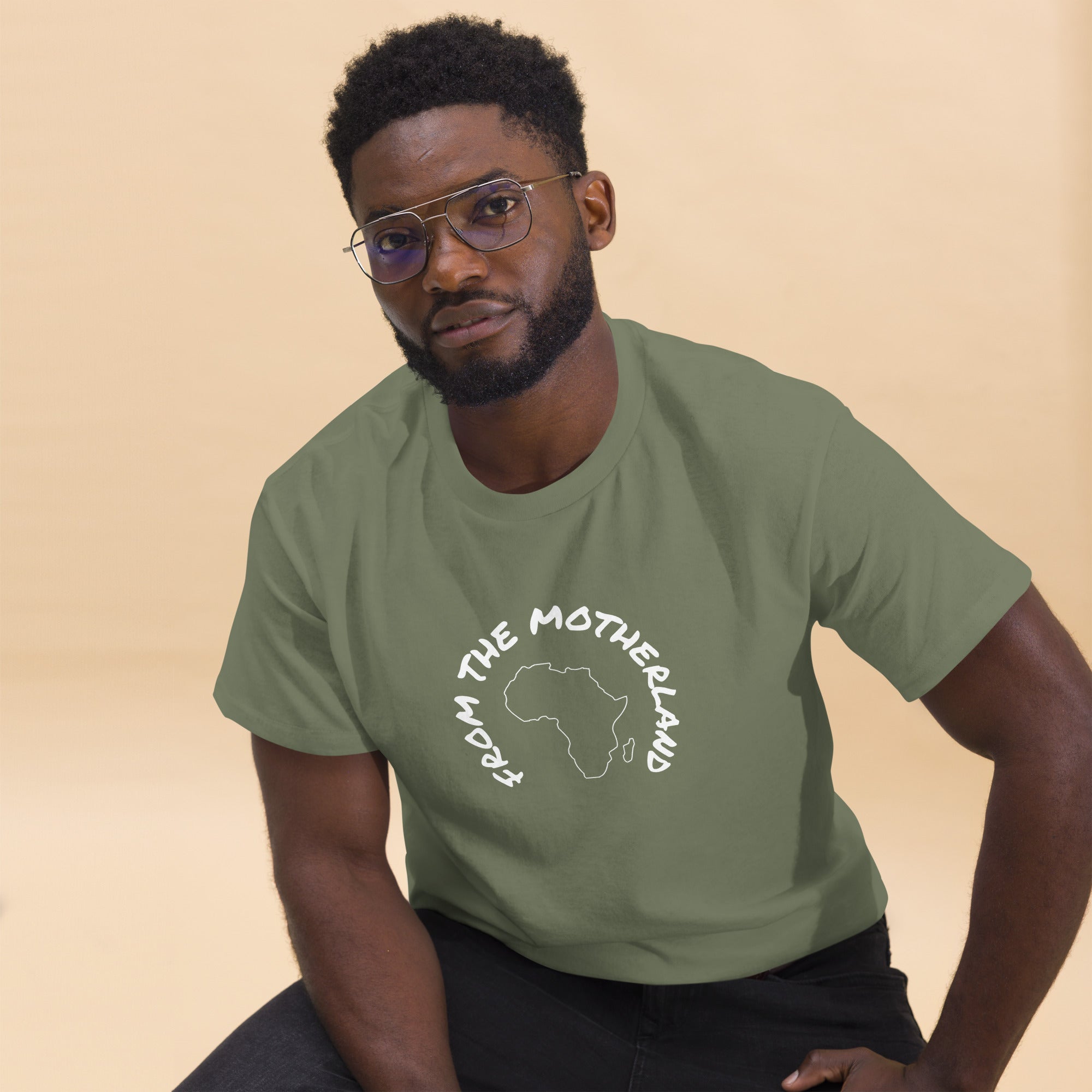 From The Motherland White Logo T-Shirt