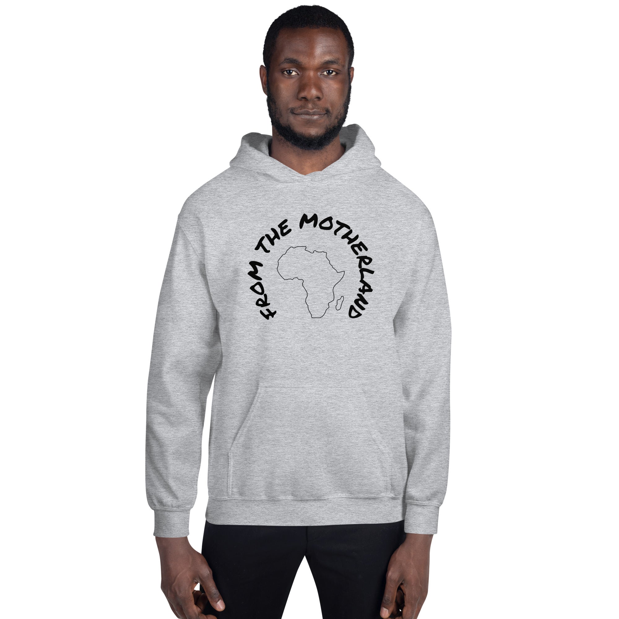 From The Motherland Black Logo Unisex Hoodie