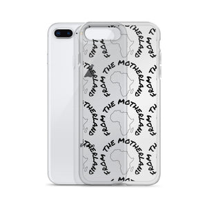 From The Motherland Black Logo iPhone Case