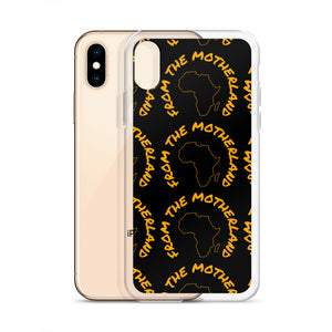 From The Motherland Orange Logo iPhone Case