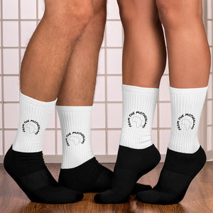 From The Motherland Black Logo Socks