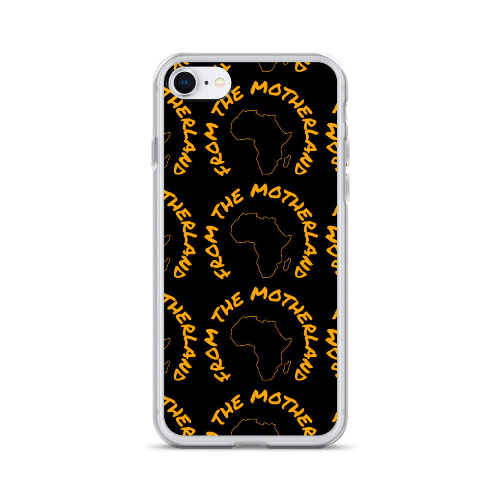 From The Motherland Orange Logo iPhone Case