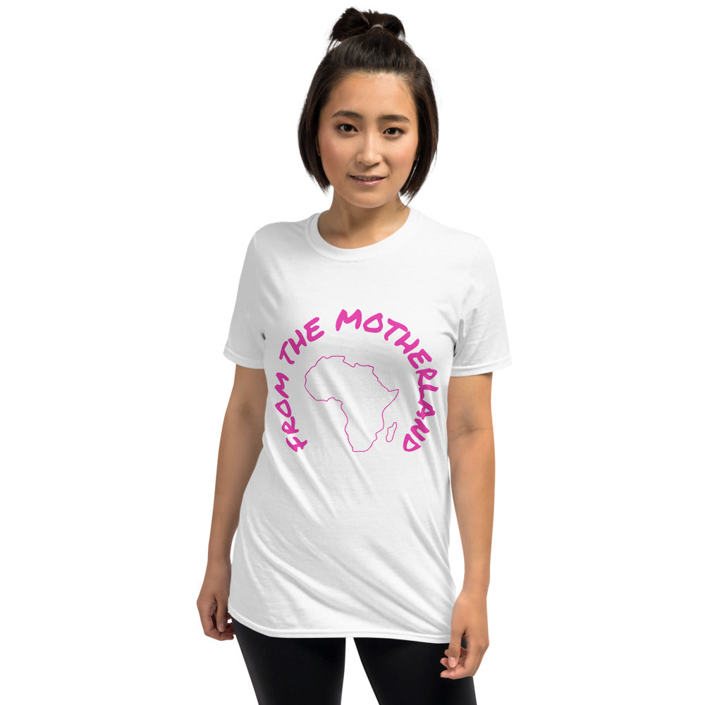 From The Motherland Pink Logo T-Shirt