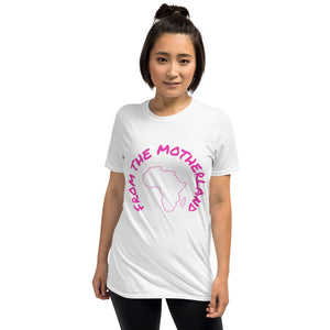 From The Motherland Pink Logo T-Shirt