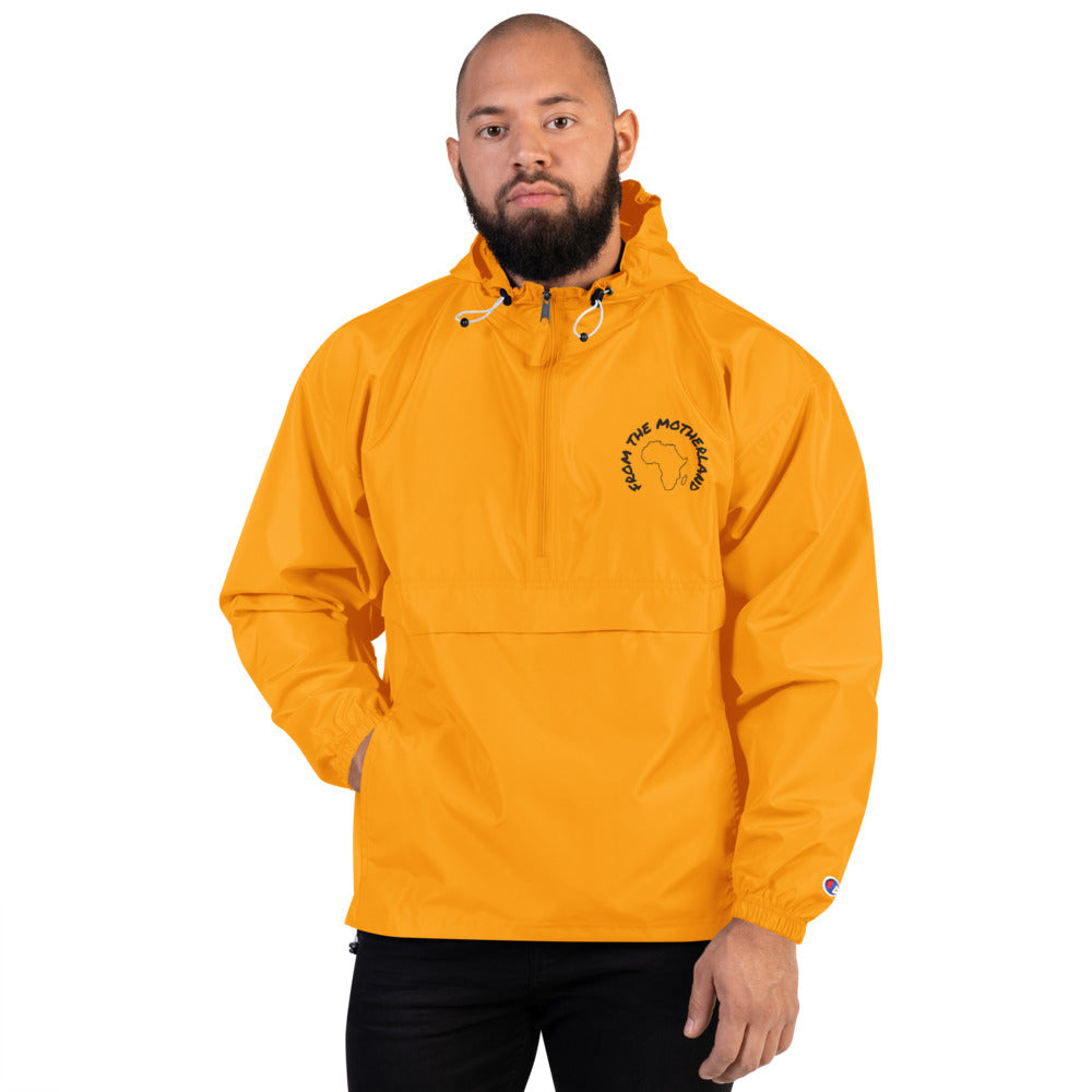From The Motherland Embroidered Champion Packable Windbreaker