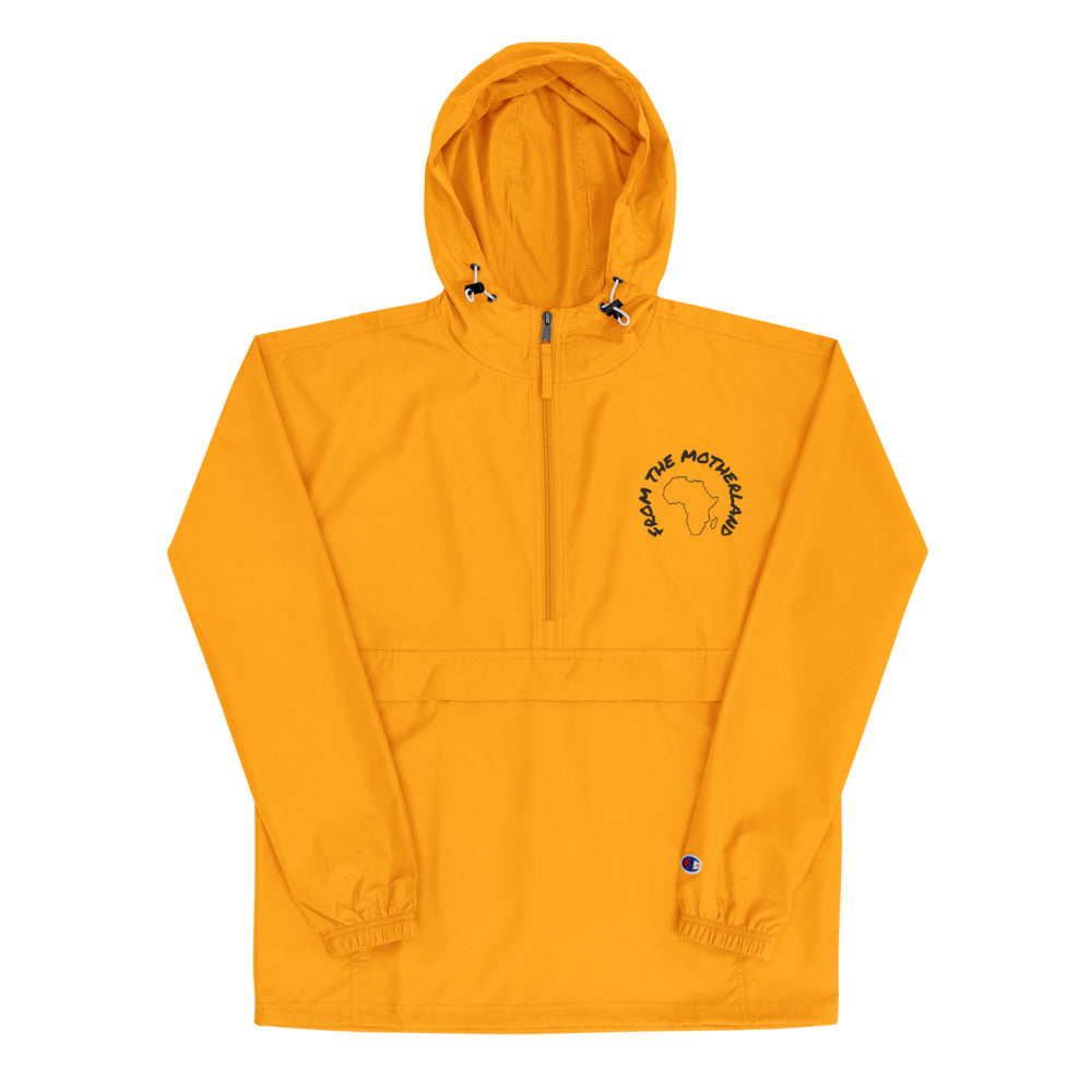 From The Motherland Embroidered Champion Packable Windbreaker