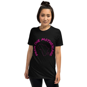 From The Motherland Pink Logo T-Shirt