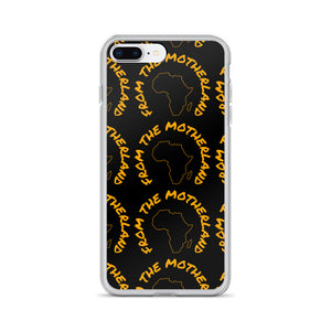 From The Motherland Orange Logo iPhone Case