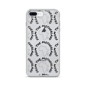 From The Motherland Black Logo iPhone Case
