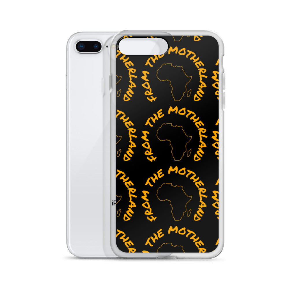 From The Motherland Orange Logo iPhone Case