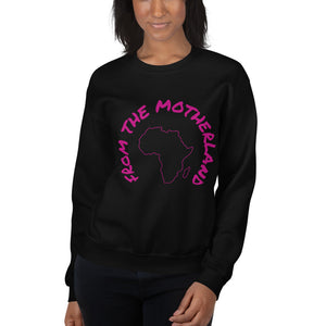 From The Motherland Pink Logo Crewneck