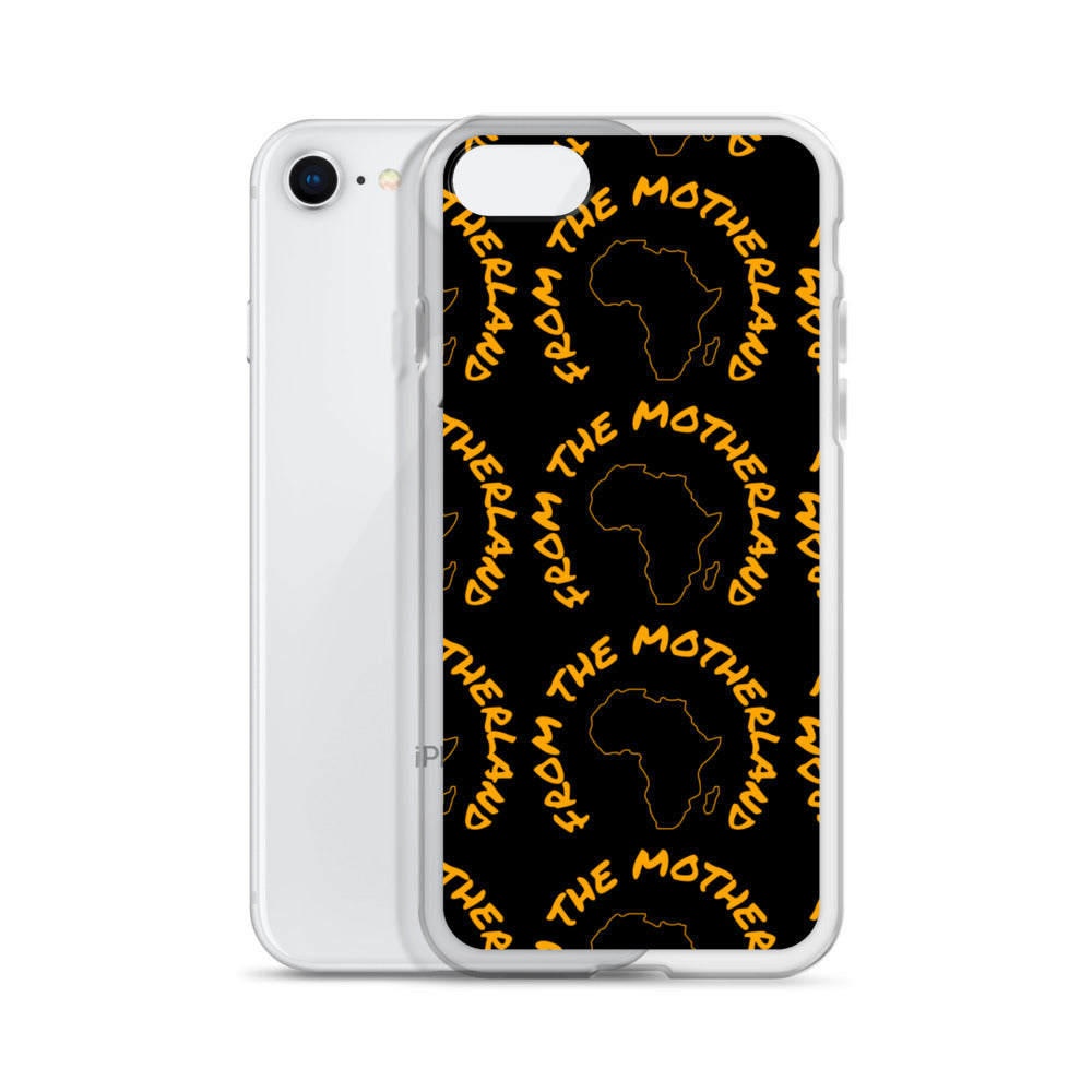 From The Motherland Orange Logo iPhone Case