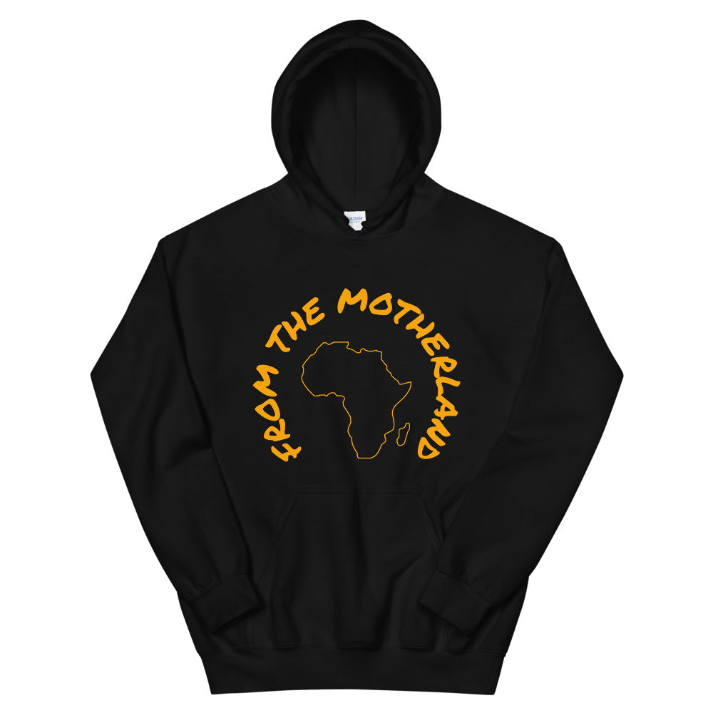 From The Motherland Orange Logo Men's Hoodie