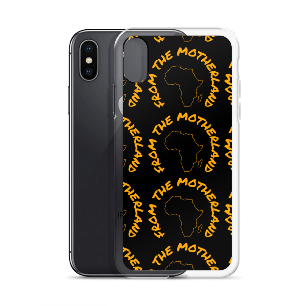 From The Motherland Orange Logo iPhone Case