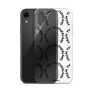 From The Motherland Black Logo iPhone Case