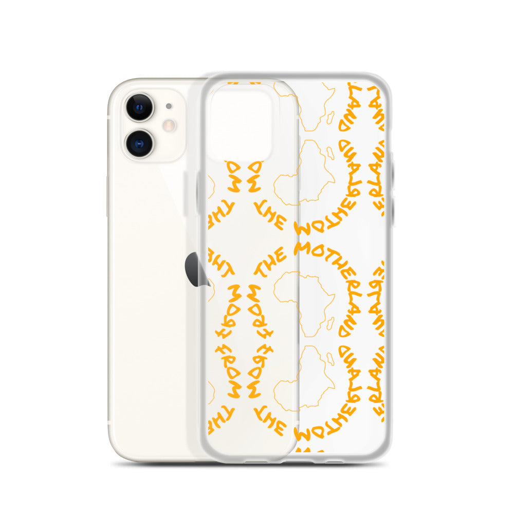 From The Motherland Pink Logo iPhone Case