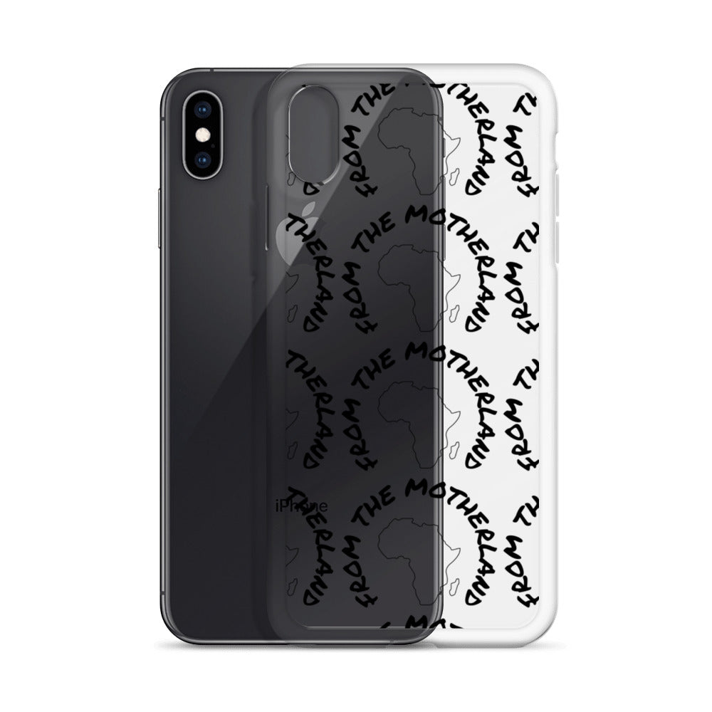 From The Motherland Black Logo iPhone Case