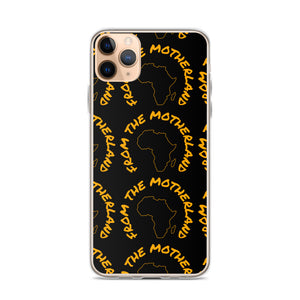 From The Motherland Orange Logo iPhone Case