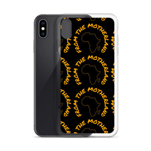 From The Motherland Orange Logo iPhone Case