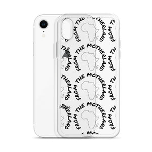 From The Motherland Black Logo iPhone Case