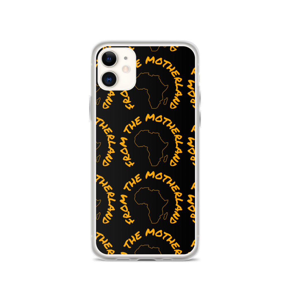 From The Motherland Orange Logo iPhone Case