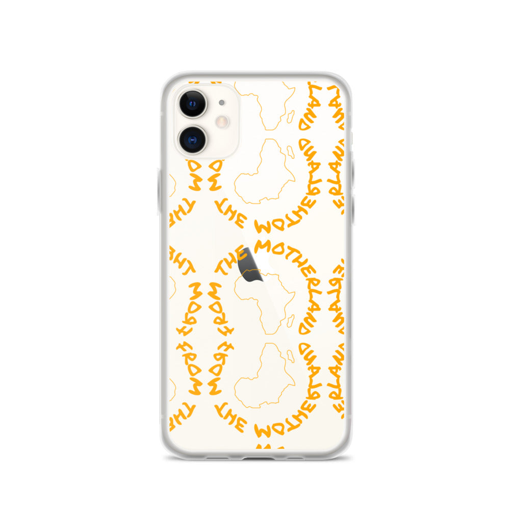 From The Motherland Pink Logo iPhone Case