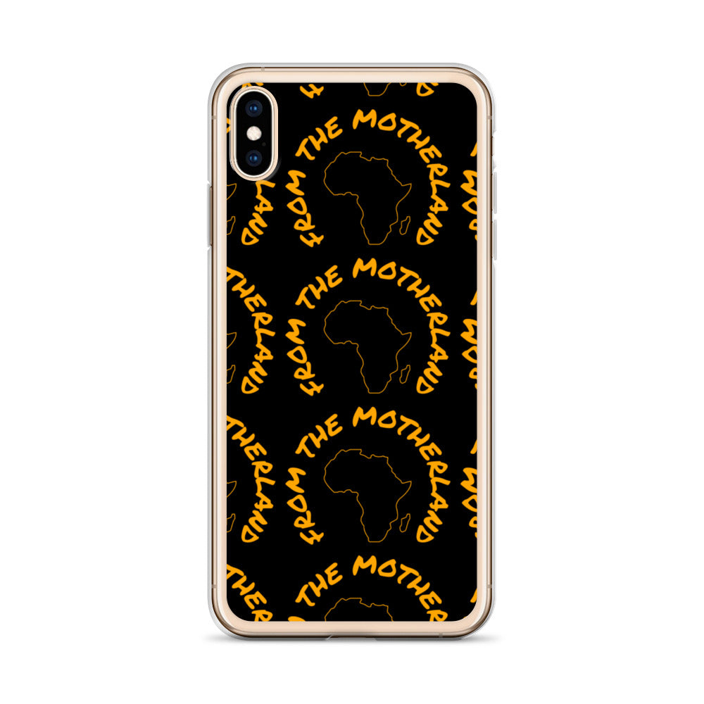 From The Motherland Orange Logo iPhone Case