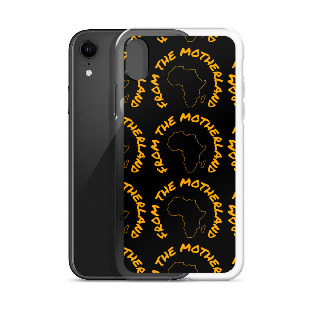 From The Motherland Orange Logo iPhone Case