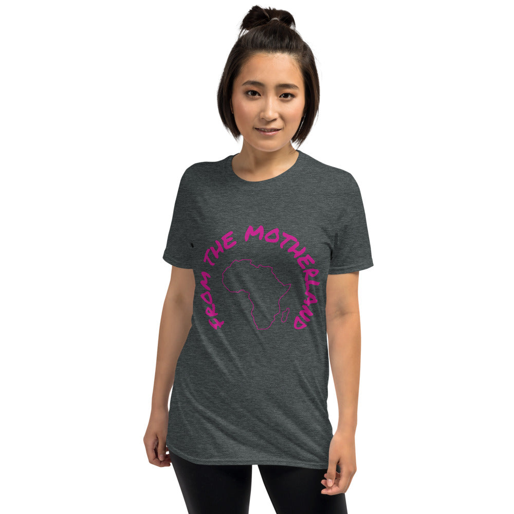 From The Motherland Pink Logo T-Shirt