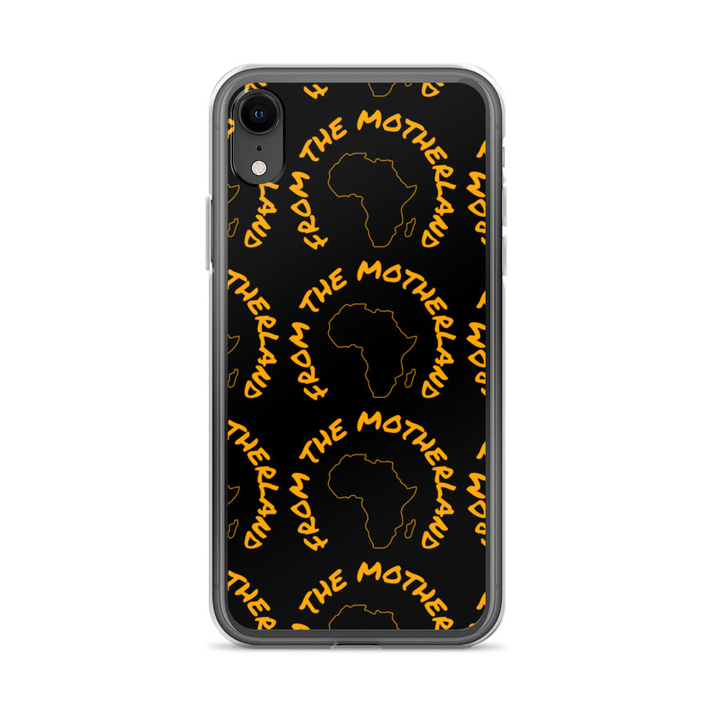 From The Motherland Orange Logo iPhone Case