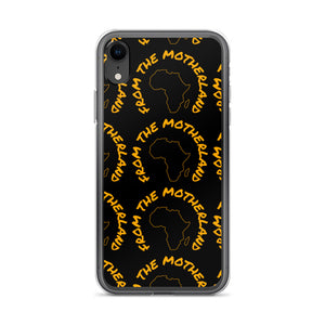 From The Motherland Orange Logo iPhone Case