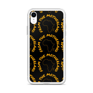 From The Motherland Orange Logo iPhone Case