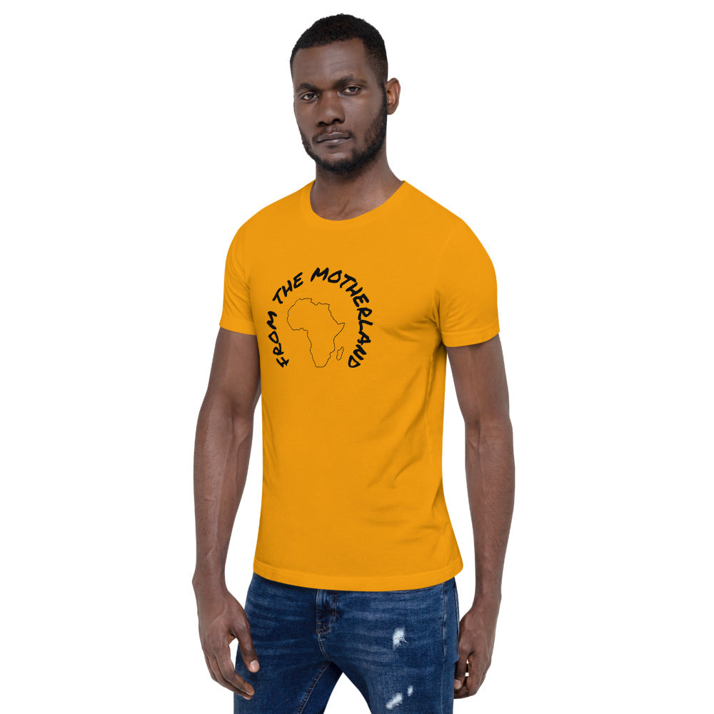 From The Motherland Black logo Unisex T-shirt