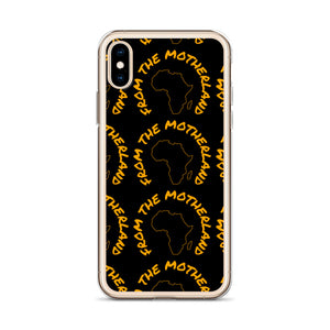 From The Motherland Orange Logo iPhone Case