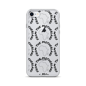 From The Motherland Black Logo iPhone Case