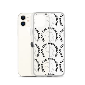 From The Motherland Black Logo iPhone Case