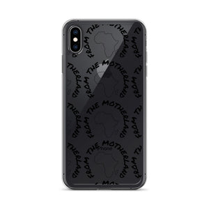 From The Motherland Black Logo iPhone Case