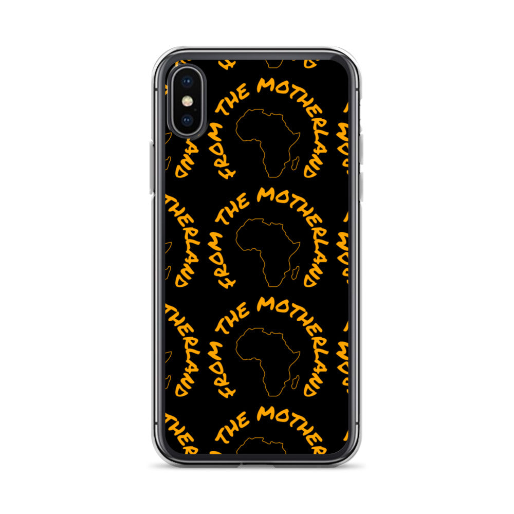 From The Motherland Orange Logo iPhone Case