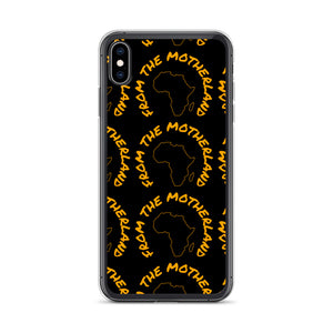 From The Motherland Orange Logo iPhone Case