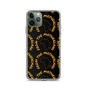 From The Motherland Orange Logo iPhone Case