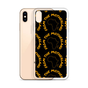 From The Motherland Orange Logo iPhone Case