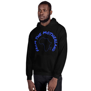 From The Motherland Blue Logo Unisex Hoodie