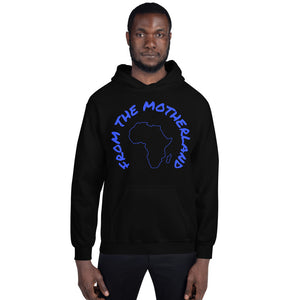 From The Motherland Blue Logo Unisex Hoodie