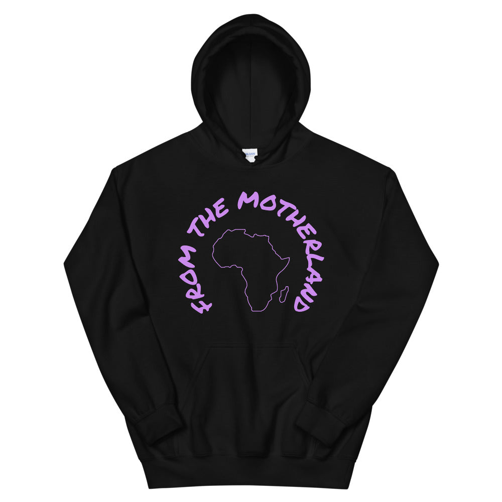 From The Motherland Purple Logo Unisex Hoodie