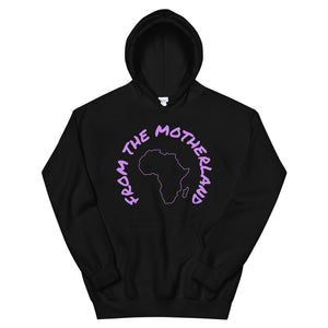 From The Motherland Purple Logo Unisex Hoodie