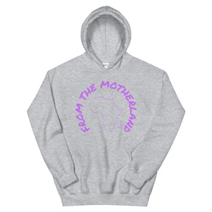 From The Motherland Purple Logo Unisex Hoodie