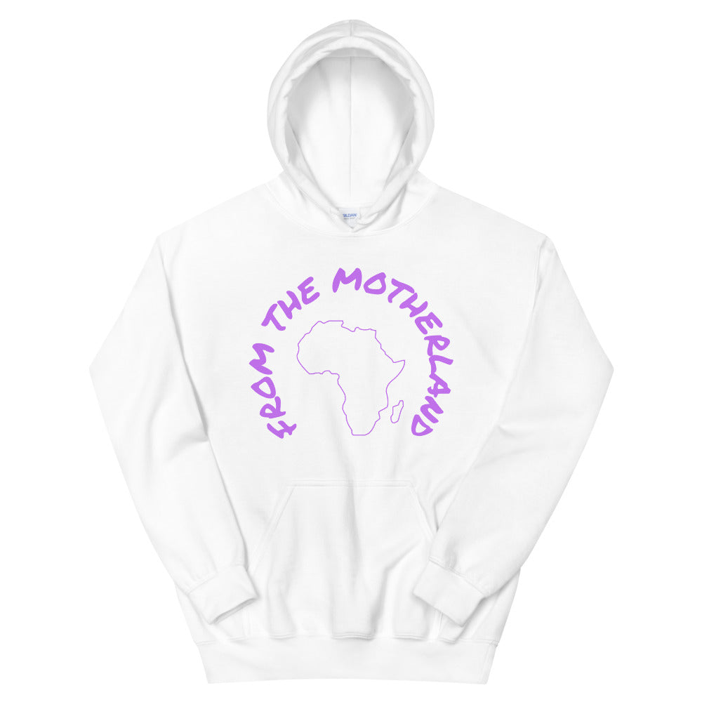 From The Motherland Purple Logo Unisex Hoodie
