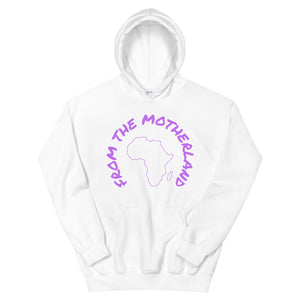 From The Motherland Purple Logo Unisex Hoodie